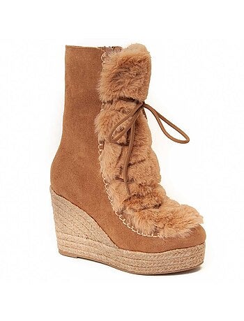 Bota De Cuña Para Mujer. Montevita Bottavita