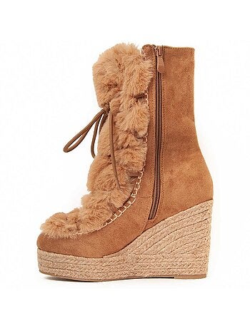 Bota De Cuña Para Mujer. Montevita Bottavita