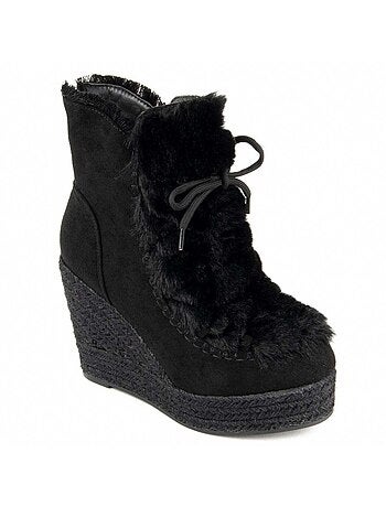 Bota De Cuña Para Mujer. Montevita Bottavita