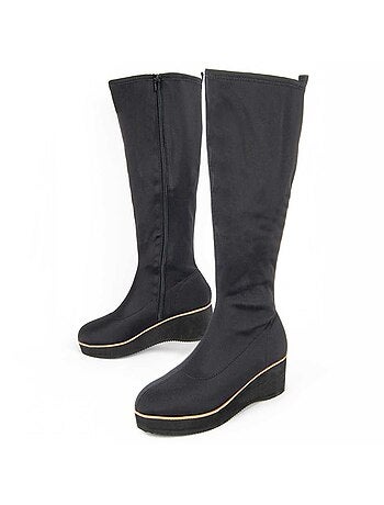 Bota De Cuña Para Mujer. Montevita Zereta