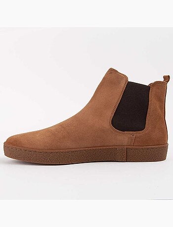 Bota De Piel Para Hombre. Purapiel Botspring