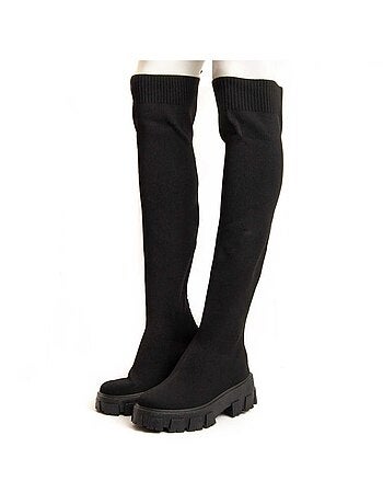 Bota De Plataforma Para Mujer. Montevita Botalan