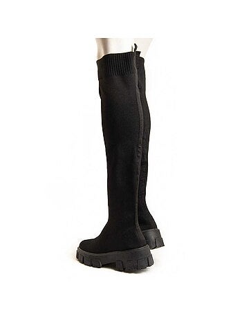 Bota De Plataforma Para Mujer. Montevita Botalan