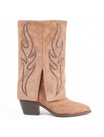 Bota De Tacón Para Mujer. Montevita Faldde