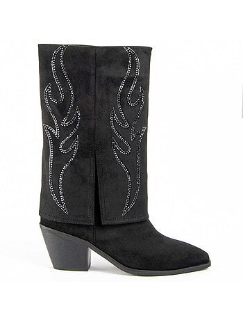 Bota De Tacón Para Mujer. Montevita Faldde