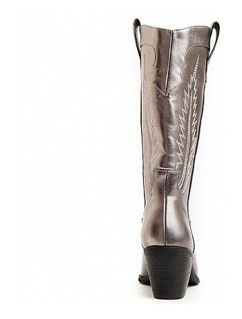 Bota De Tacón Para Mujer. Montevita Tejan