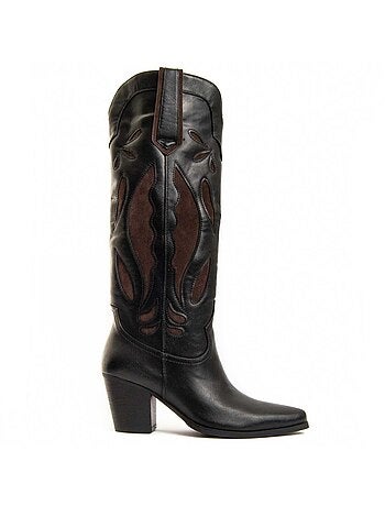 Bota De Tacón Para Mujer. Montevita Tejan