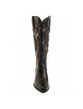 Bota De Tacón Para Mujer. Montevita Tejan