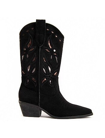 Bota De Tacón Para Mujer. Montevita Tejan