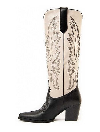 Bota De Tacón Para Mujer. Montevita Vaquera