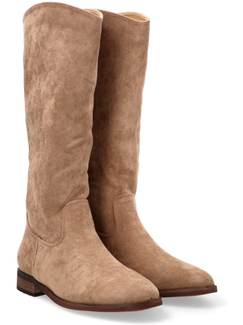 Bota Diario Mujer Suela Plana - Buonarotti Beige - Kiabi