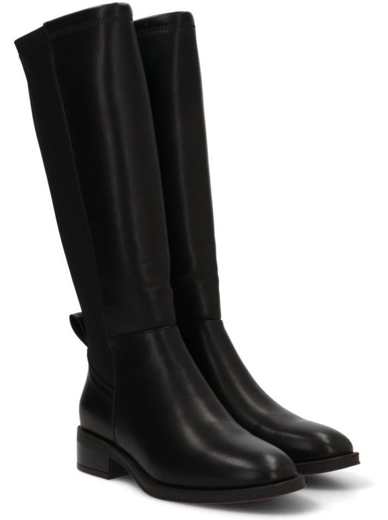 Bota diario mujer suela plana - etika Negro - Kiabi