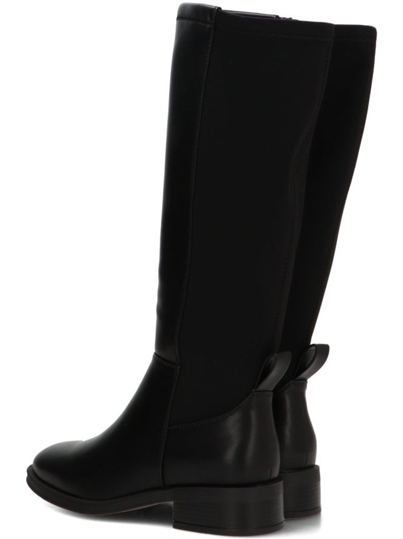 Bota diario mujer suela plana - etika Negro - Kiabi