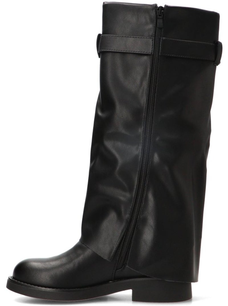 Bota diario mujer suela plana - luna collection Negro - Kiabi