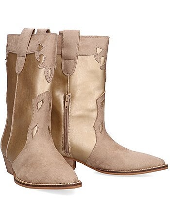 Bota Diario Mujer Suela Plana - Luna Trend