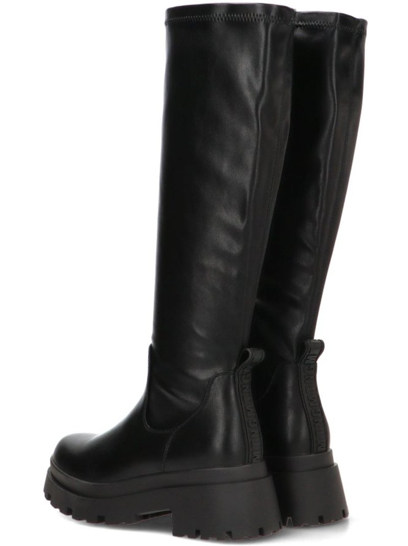 Bota diario mujer suela plana - mustang Negro - Kiabi