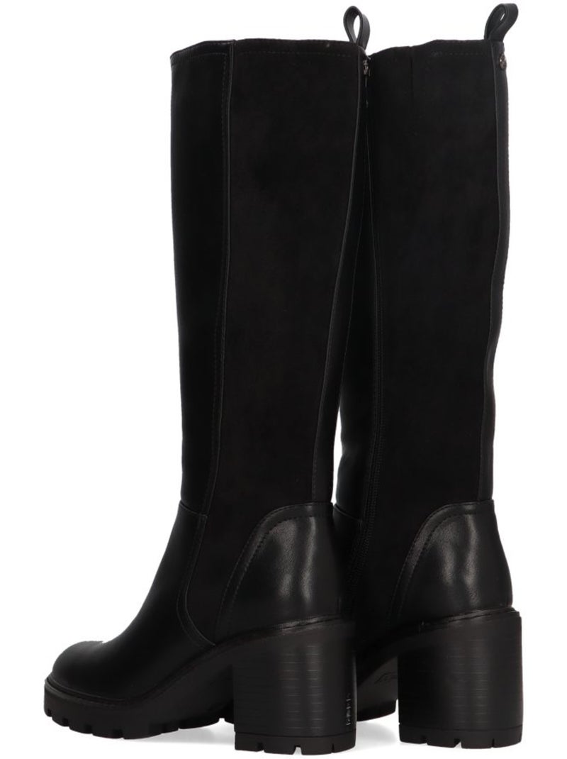 Bota Diario Mujer Tacón Alto - Etika Negro - Kiabi