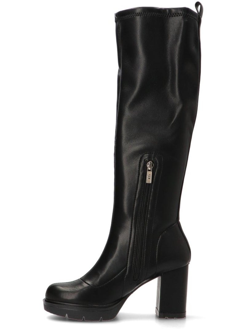 Bota Diario Mujer Tacón Alto - Xti Negro - Kiabi