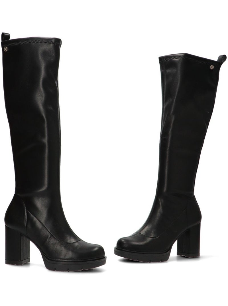 Bota Diario Mujer Tacón Alto - Xti Negro - Kiabi