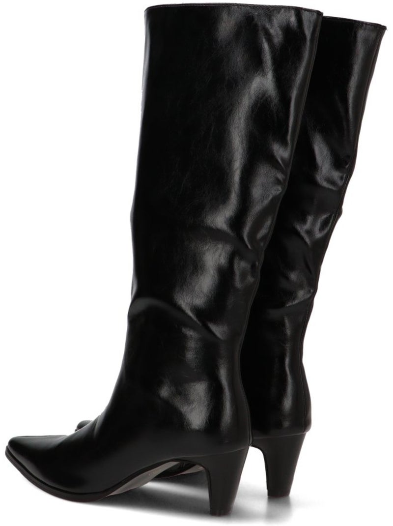 Bota diario mujer tacón medio - ideal shoes Negro - Kiabi