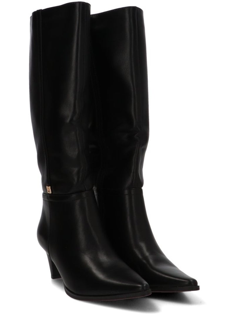 Bota Diario Mujer Tacón Medio - Ideal Shoes Negro - Kiabi