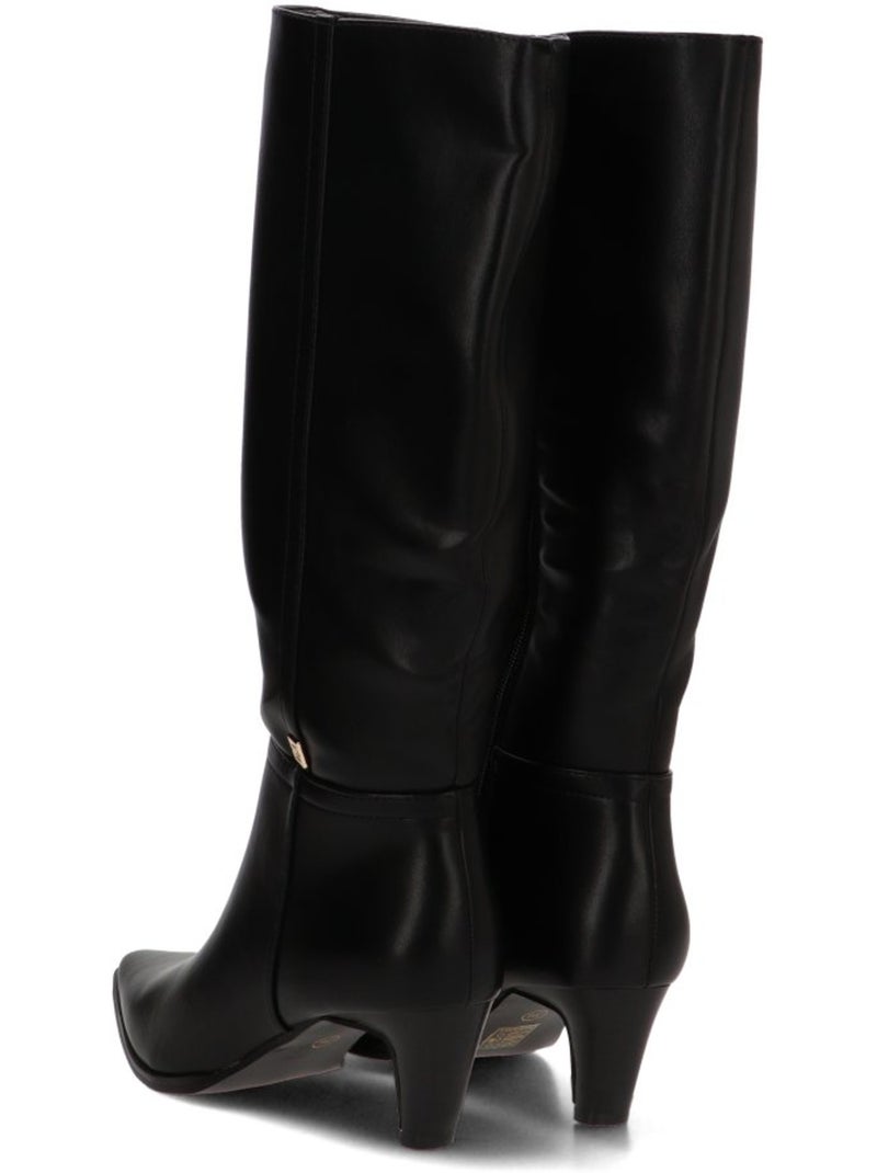 Bota Diario Mujer Tacón Medio - Ideal Shoes Negro - Kiabi