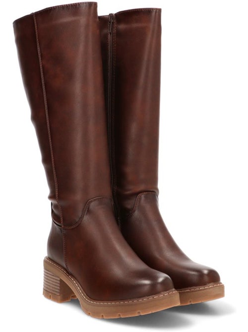 Bota Diario Mujer Tacón Medio - Stay - Kiabi Bota Diario Mujer Tacón Medio - Stay - Kiabi