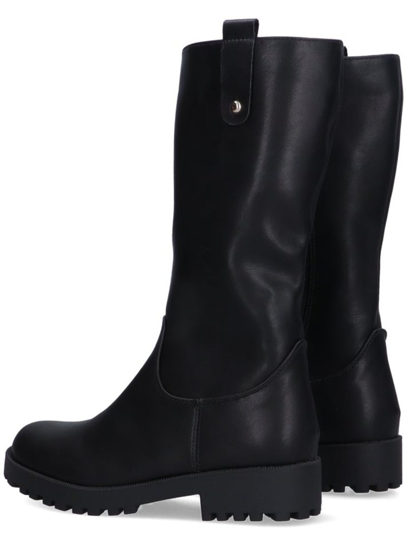 Bota diario niña suela plana - luna collection Negro - Kiabi