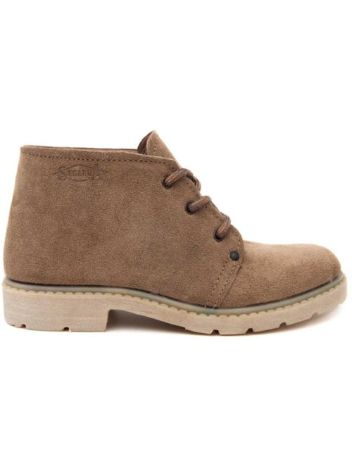 Bota Montaña Cuero Purapiel - Kiabi