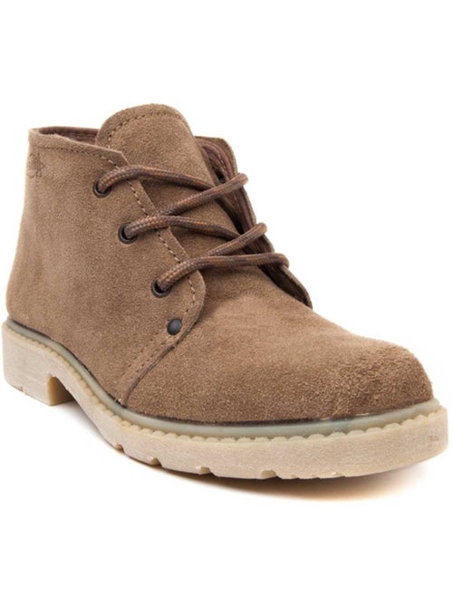Bota Montaña Cuero Purapiel - Kiabi