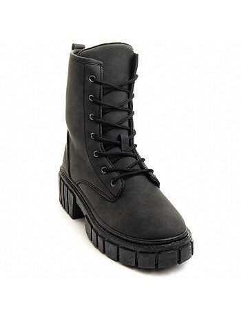 Bota Plataforma Sintetico Montevita