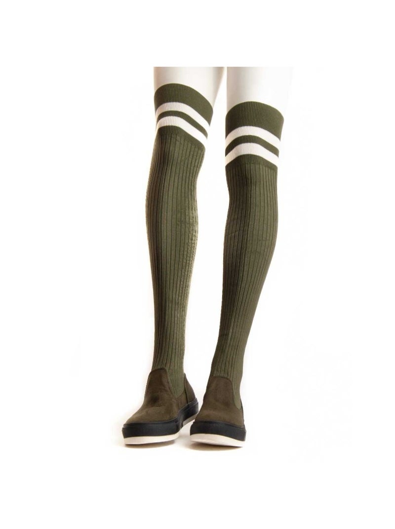 Bota Plataforma Sintetico Montevita Verde - Kiabi