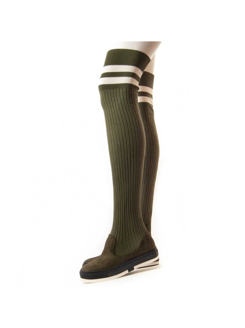 Bota Plataforma Sintetico Montevita Verde - Kiabi