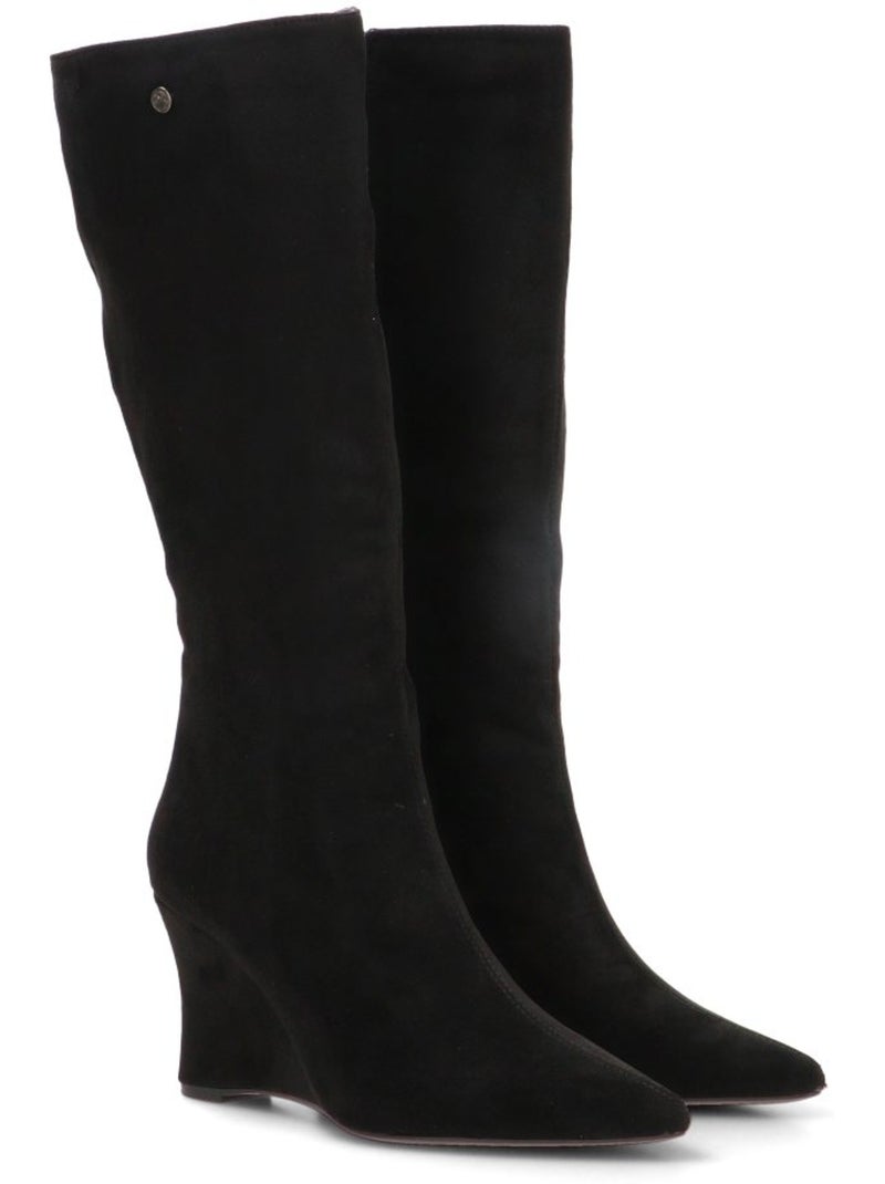 Bota weekend mujer cuña alta - luna collection Negro - Kiabi