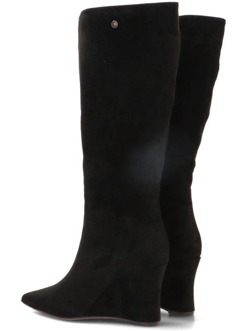 Bota weekend mujer cuña alta - luna collection Negro - Kiabi
