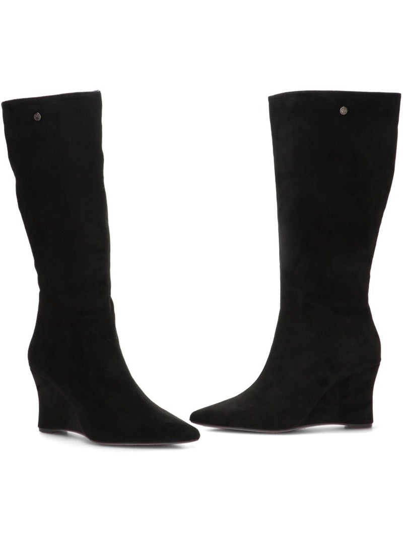 Bota weekend mujer cuña alta - luna collection Negro - Kiabi