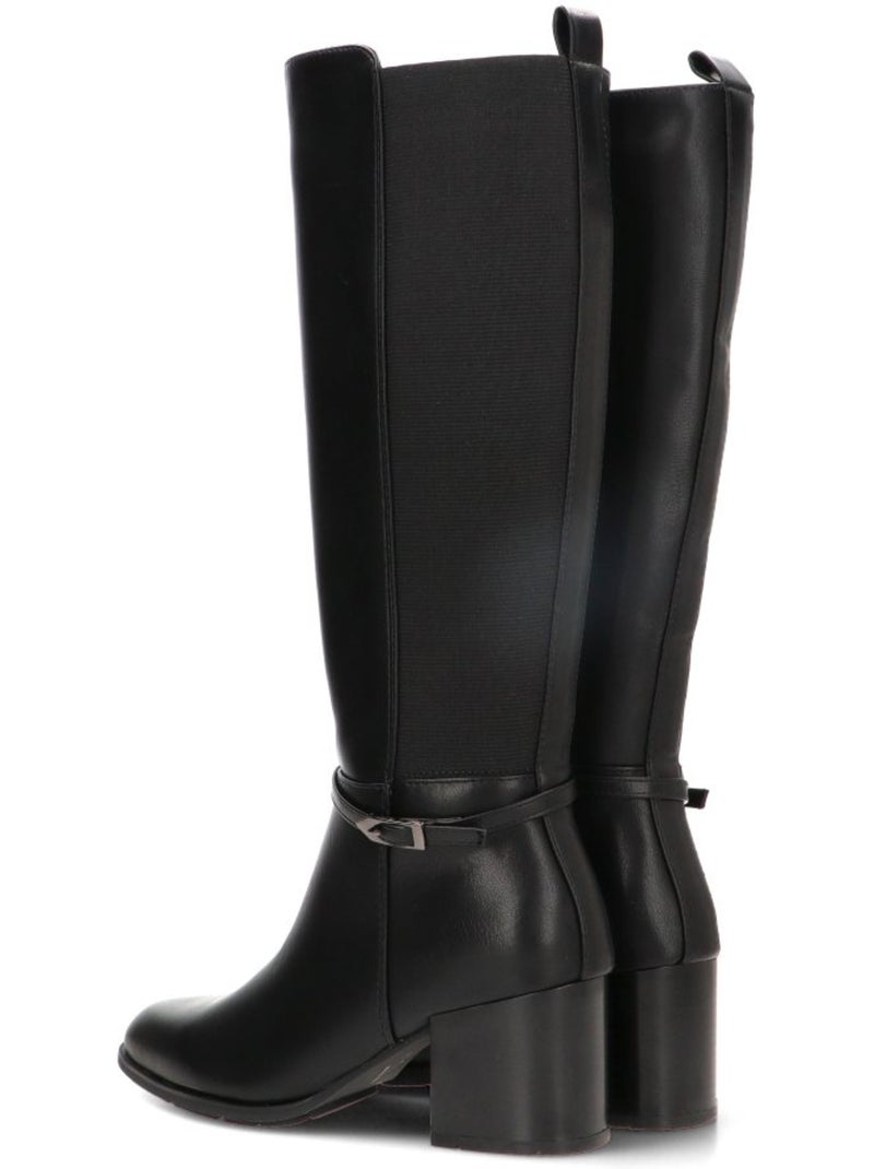 Bota weekend mujer tacón medio - armony Negro - Kiabi