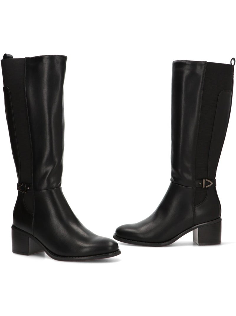 Bota Weekend Mujer Tacón Medio - Armony Negro - Kiabi