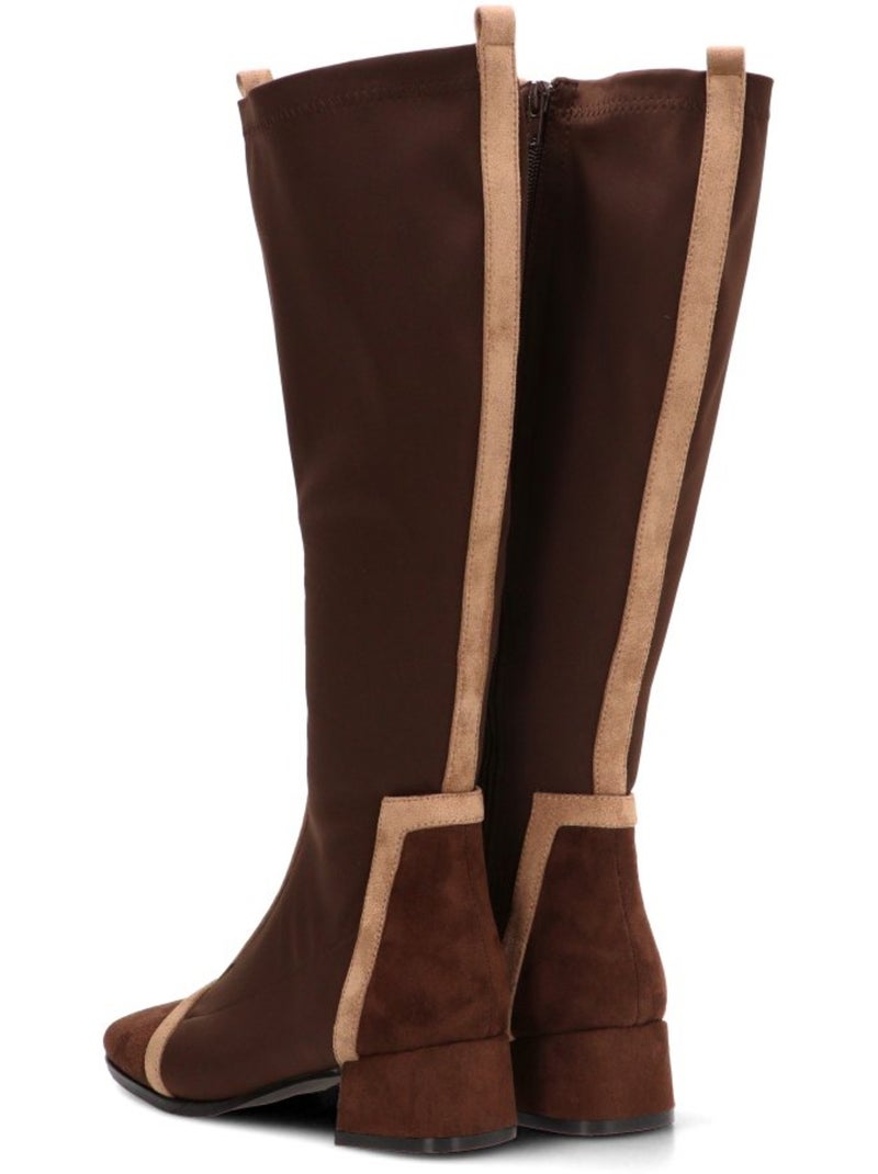 Bota Weekend Mujer Tacón Medio - Buonarotti Marrón - Kiabi