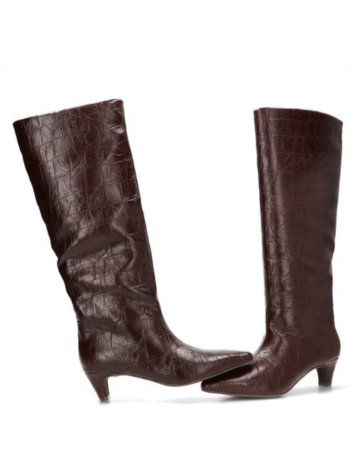 Bota weekend mujer tacón medio - dangela - Kiabi Bota weekend mujer tacón medio - dangela - Kiabi