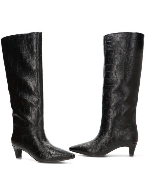 Bota weekend mujer tacón medio - dangela - Kiabi Bota weekend mujer tacón medio - dangela - Kiabi