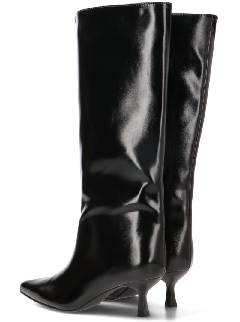 Bota weekend mujer tacón medio - etika Negro - Kiabi