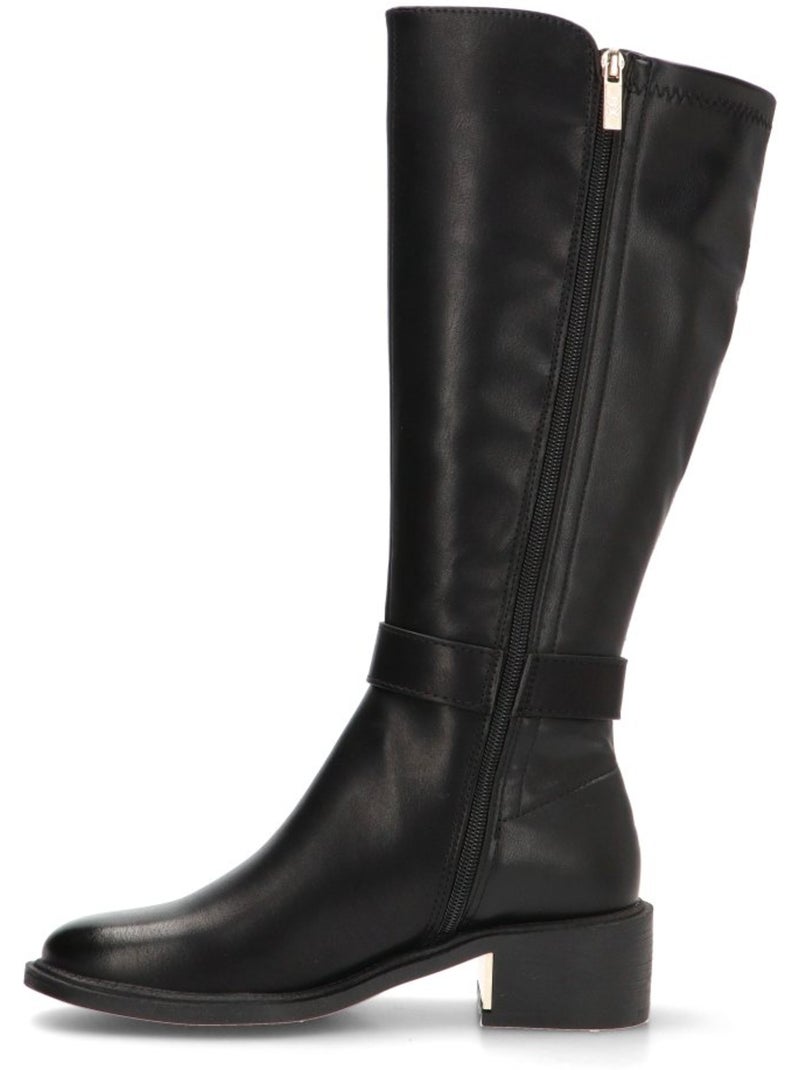 Bota Weekend Mujer Tacón Medio - Modelo 143100 Negro - Kiabi