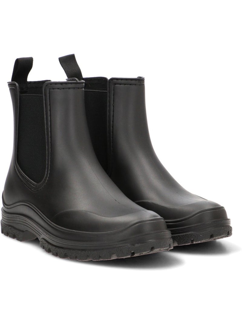 Bota y botin agua diario mujer suela plana - stay Negro - Kiabi