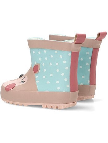 Bota y botin agua diario niña suela plana - bubble bobble