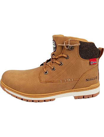 Botas a los tobillos de cueros ball-gn para hombre - geographical norway