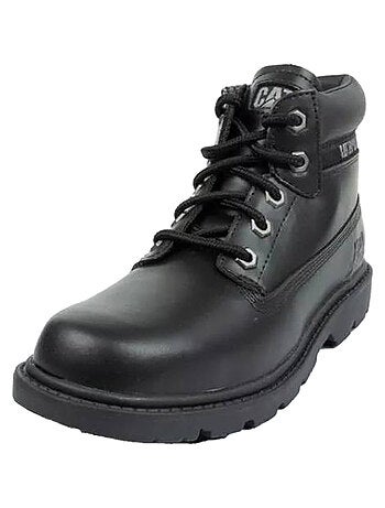 Botas a los tobillos de cueros colorado plus para niños/niñas - caterpillar