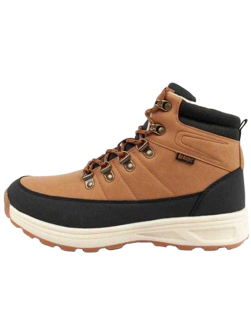 Botas a los tobillos de pieles ecológicas para hombre - lee cooper Marrón - Kiabi