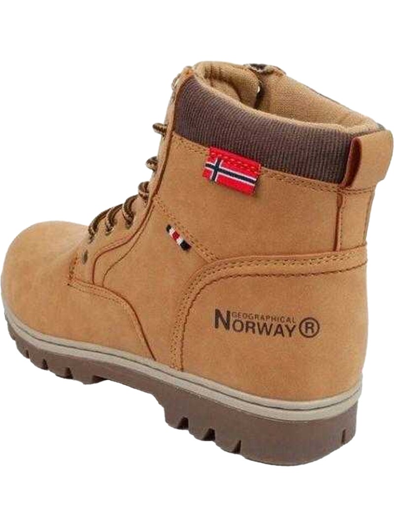 Botas a los tobillos walk gn para hombre - geographical norway Marrón tabaco - Kiabi