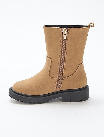 Botas altas con cremallera